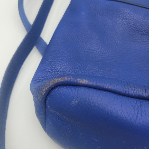 Fossil Jules Tassel Drawstring women's Bucket Bag, Sapphire - Picture 13 of 15